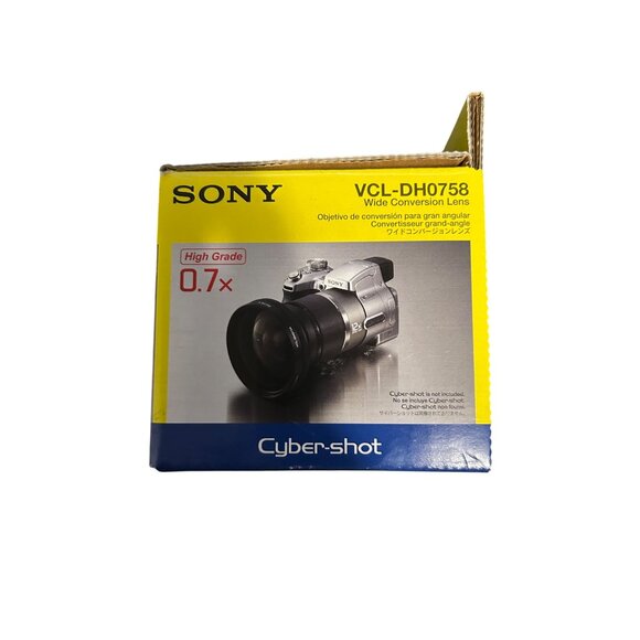 Sony VCL-DH0758 Wide Conversion Lens 0.7x High Grade For Cyber-shot DSC-H5 H2 H1 - Picture 3 of 4